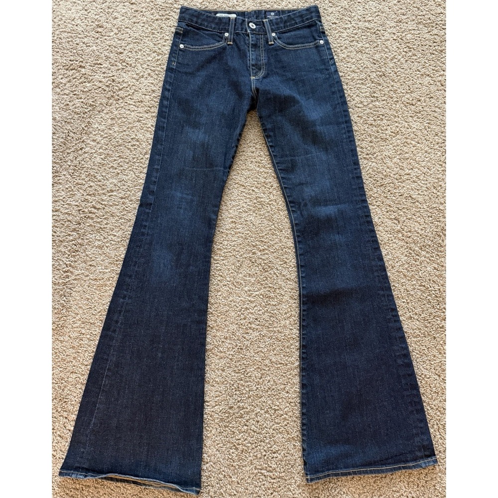 AG Adriano Goldschmied The Farrah 70s Bell Bottom Jeans 26R Flare USA Made